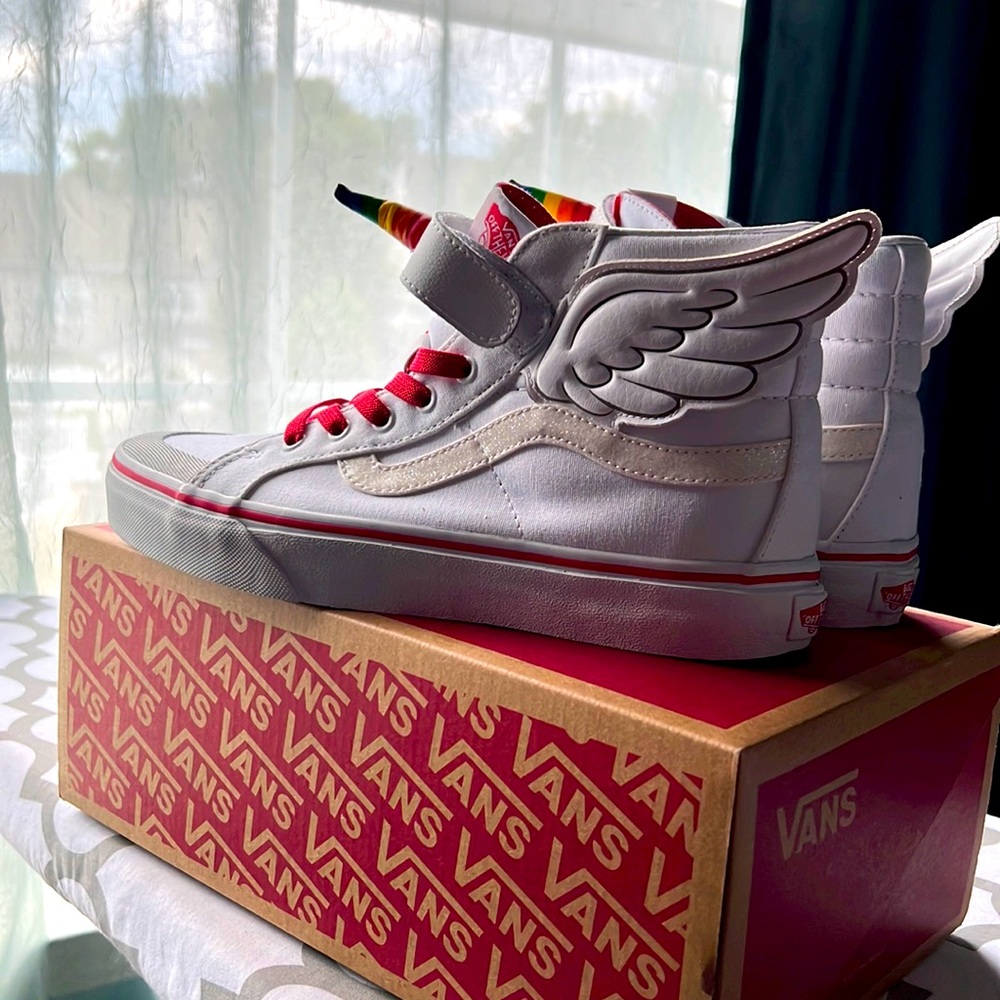 Vans Flying Sk8-HI RTI, Rainbow, true white